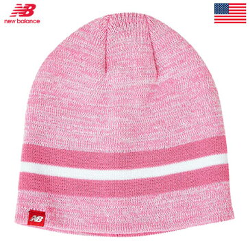 ニューバランス Striped Beanie LAH93202 LCV ニット帽 New Balance USA直輸入品