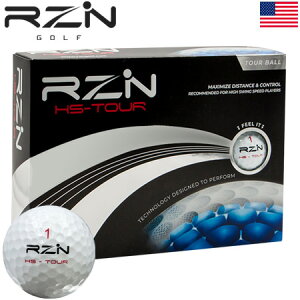 【大好評】RZN GOLF HS-TOUR 4ピース ウレタンカバー ゴルフボール 1ダース（全12球） USA直輸入品 レジンゴルフ【高コスパ】【ツアーボール】