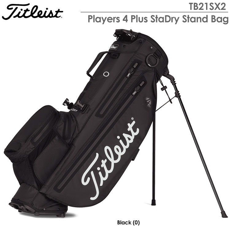 タイトリスト Players 4 StaDry スタンドキャディバッグ 4分割 TB21SX2-0 Titleist 2021年モデル USA直輸入品