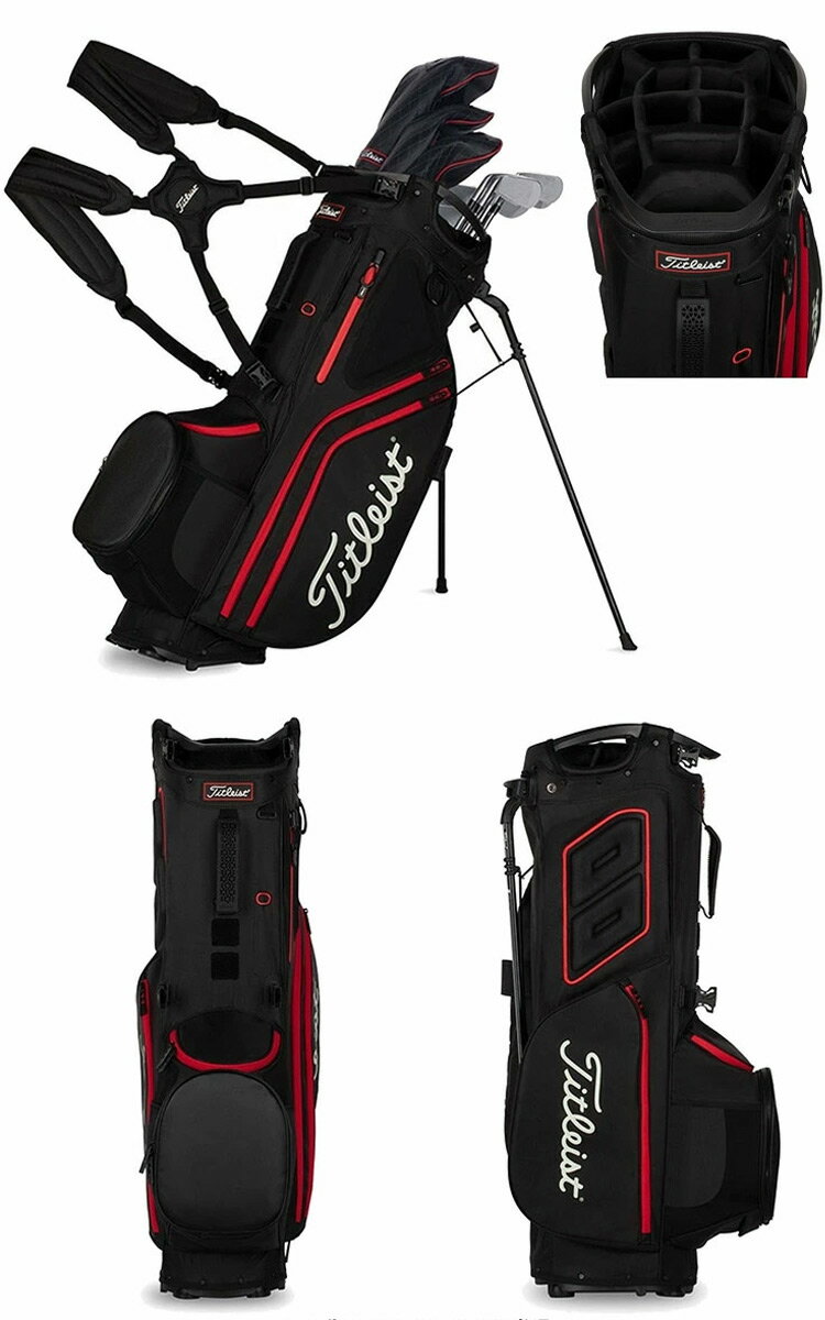 タイトリスト Hybrid 14 Stand Bag 14分割 スタンドキャディバッグ TB21SX14-006 キャディバッグ Titleist 2021年モデル USA直輸入品