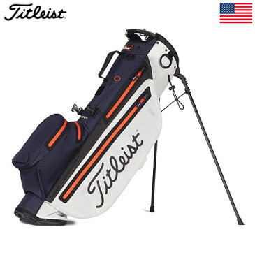 タイトリスト Players 4 StaDry Stand Bag TB21SX2-148 White/Navy/Flame Titleist 2021年モデル USA直輸入品