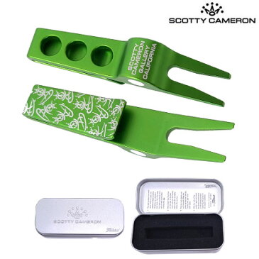【土日祝も発送】【稀少】スコッティキャメロン PIVOT TOOLS 017037 グリーンフォーク SURFER Clip GREEN Scotty Cameron USA直輸入品【レアもの】