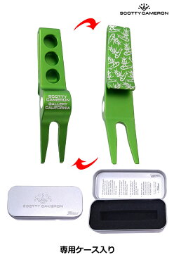 【土日祝も発送】【稀少】スコッティキャメロン PIVOT TOOLS 017037 グリーンフォーク SURFER Clip GREEN Scotty Cameron USA直輸入品【レアもの】