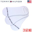 トミーヒルフィガー スニーカーソックス ホワイト メンズ フリーサイズ 3足セット Tommy Hilfiger Sneaker Liner Socks USA直輸入品