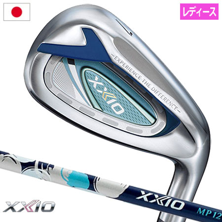 【土日祝も発送】XXIO ゼクシオ 12 レディス アイアンセット 5本組(#7-9,PW,SW) ブルー ゼクシオ MP1200L カーボンシャフト装着 日本正規品