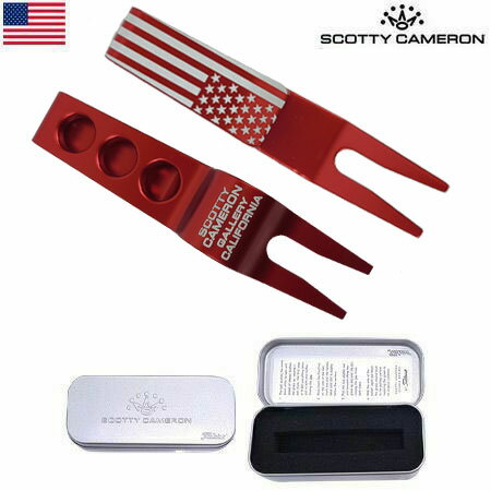 【稀少】スコッティキャメロン グリーンフォーク PIVOT TOOLS STARS＆BARS RED 020982 Scotty Cameron USA直輸入品【レアもの】【専用ケース付属】【上半期SALE】