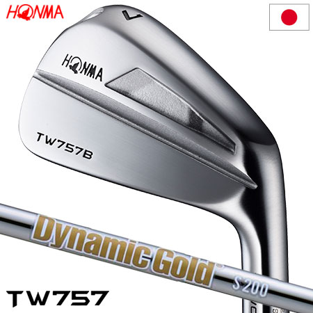 楽天JYPER’S（ジーパーズ）ホンマ T//WORLD TW757 B アイアンセット 6本組（#5-P） メンズ 右用 Dynamic Gold HT スチールシャフト装着 日本正規品 2022年モデル