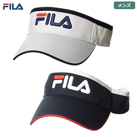 FILA GOLF メンズ 撥水 サンバイザー 741920 フィラ 日本正規品 2022春夏モデル【土日祝も発送】