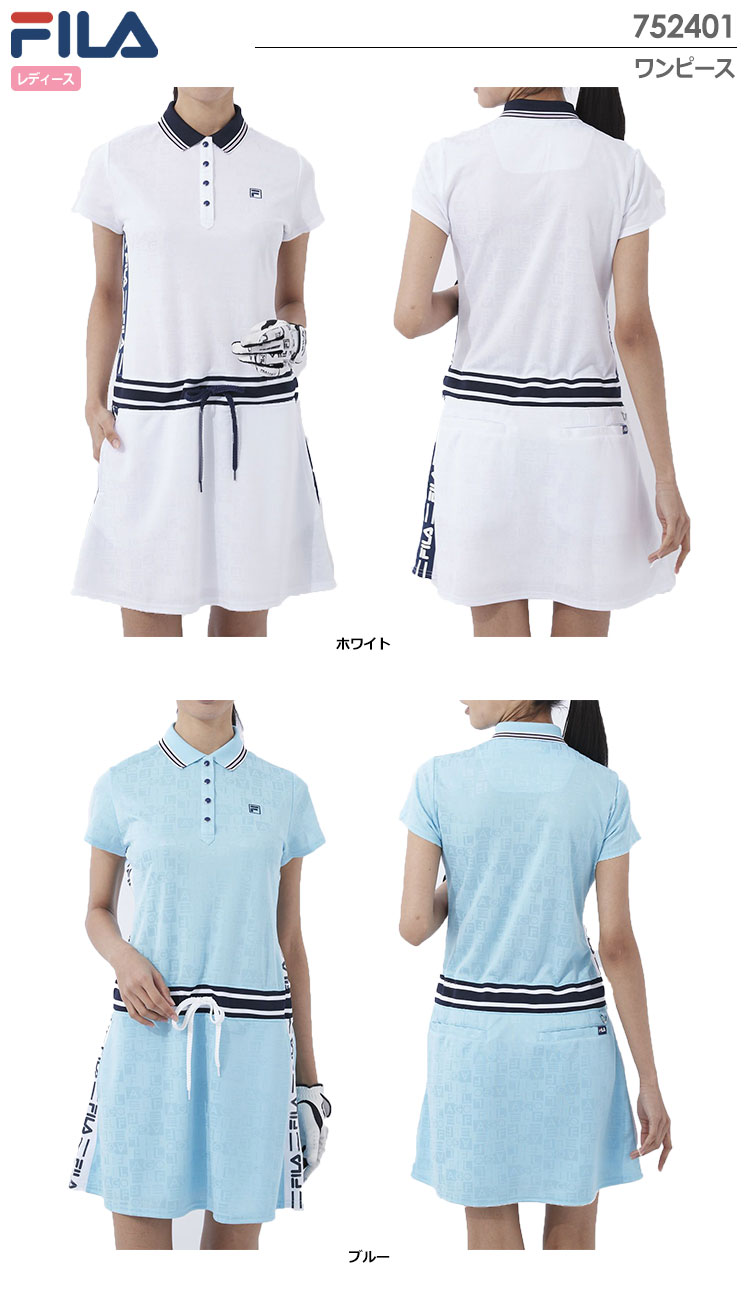 FILA GOLF レディース ワンピース 752401 フィラ 日本正規品 2022春夏モデル【土日祝も発送】