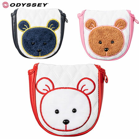 オデッセイ Bear Neo Mallet Putter Cover SS 22 JM パターカバー マレットタイプ ODYSSEY 2022年モデル 日本正規品