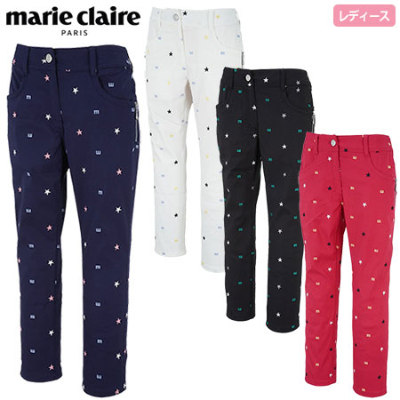 マリクレール 9分丈パンツ レディース 712311 marie claire 日本正規品 2022春夏モデル【土日祝も発送】