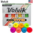 Volvik 2022 NEW VIVID マットカラーボール ボルビック ビビッド ヴィヴィッド 1ダース 12球 USA直輸入品【光沢無し】【艶消し】