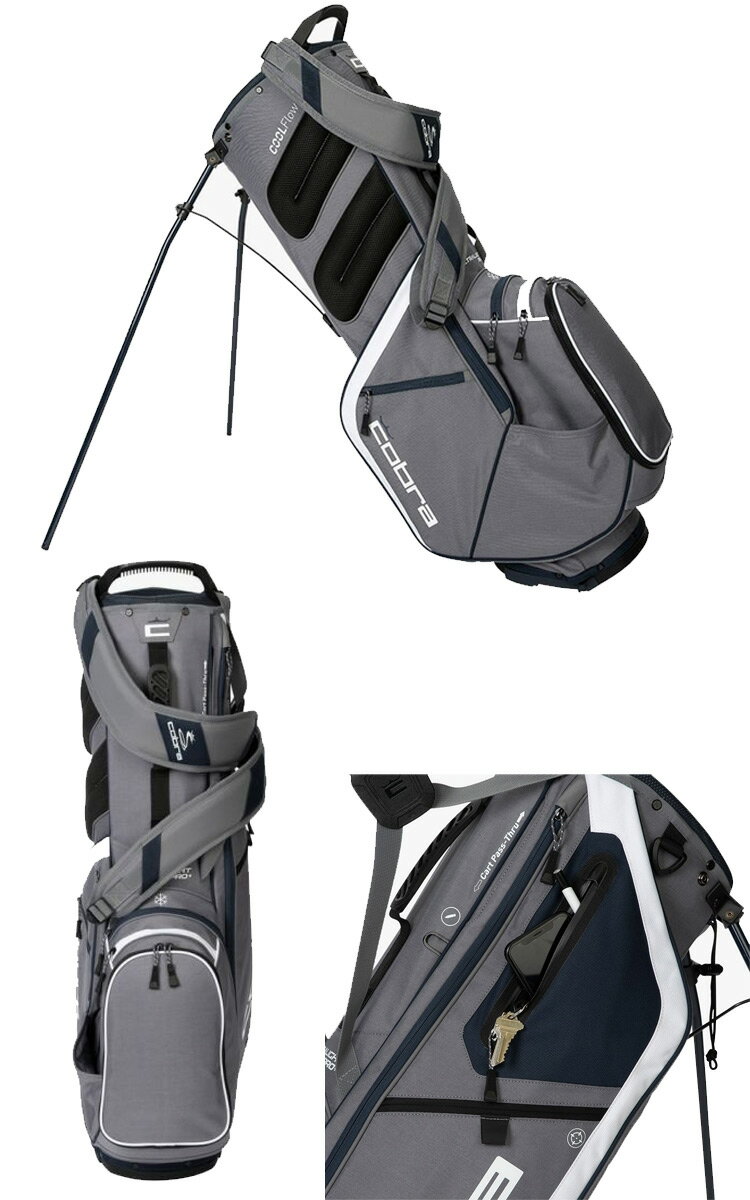 コブラ Ultralight Pro+ Stand Bag 2022 メンズ スタンドバッグ キャディバッグ 5分割 約2.3kg 軽量 フード付属 90952503 USA直輸入品