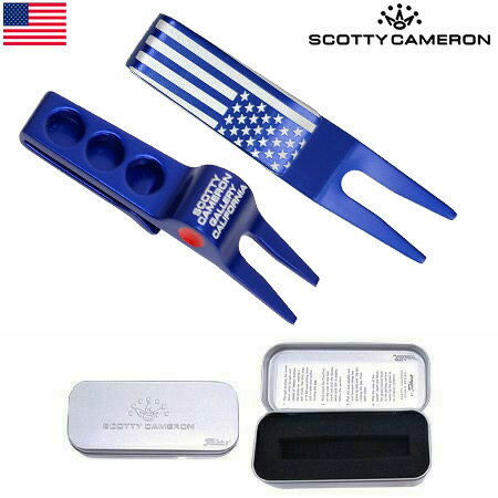 【稀少】スコッティキャメロン グリーンフォーク PIVOT TOOLS STARS＆BARS NAVY 020983 Scotty Cameron USA直輸入品【レアもの】【専用ケース付属】