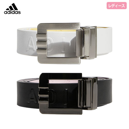 【ゴルフ祭 エントリーでポイント3倍】アディダス リバーシブル エンボスベルト L6768 レディース adidas 2022年モデル 日本正規品