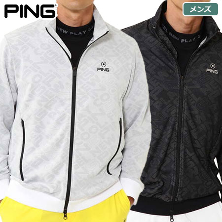 ピン ロゴジャガード軽量ブルゾン 621-2242801 メンズ PING GOLF 2022秋冬モデル 日本正規品