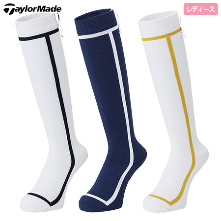 Untitled Sport - テーラーメイド リボンテープハイソックス DW-TD410 レディース 靴下 TaylorMade 2022秋冬モデル 日本正規品