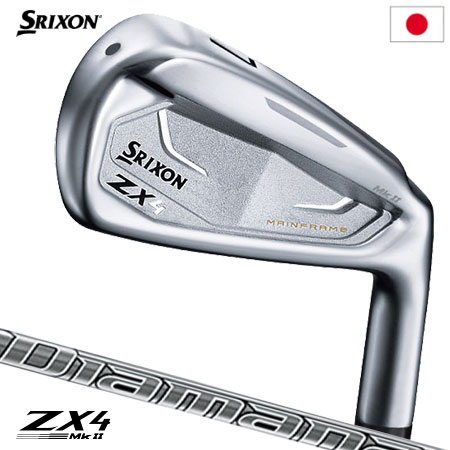 スリクソン ZX4 Mk II アイアン 6本組(#5-9,PW) メンズ 右用 Diamana ZX-II for IRON カーボンシャフト 2022年モデル 日本正規品 2022年11月発売