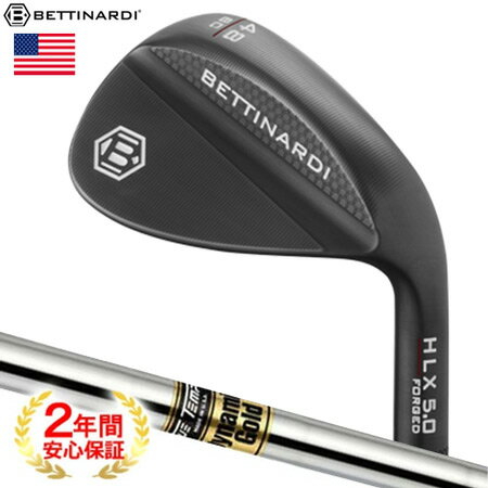 ベティナルディ HLX 5.0 FORGED GRAPHITE PVD ブラックPVD ウェッジ メンズ 右用 ダイナミックゴールド装着 USA直輸入品