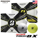 BS ブリヂストンゴルフ 2022 TOUR B X ツアービー ゴルフボール 2022年モデル 1ダース(全12球) デシャンボー使用 ツアーB X USA直輸入品 TOURBsale【飛距離重視】【打感しっかり】