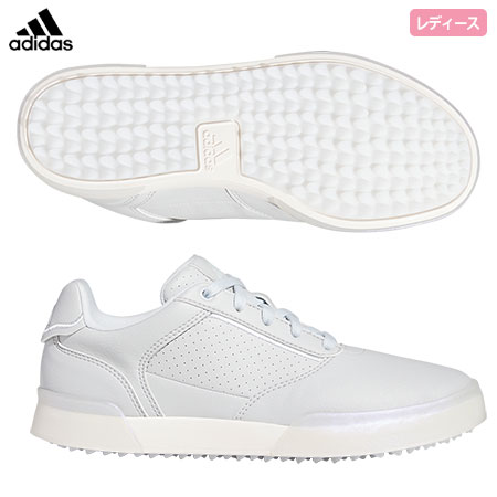 アディダス ゴルフシューズ ウィメンズ レトロクロス LIJ24 レディース スパイクレスシューズ GV6916 adidas 2023年モデル 日本正規品