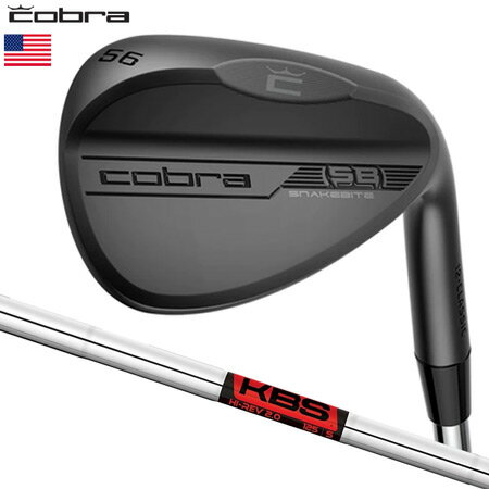 COBRA GOLF コブラゴルフ SNAKEBITE 2023 スネークバイト ブラック ウェッジ メンズ 右用 KBS Hi-REV 2.0 SNAKEBITE Black Wedge USA直輸入品