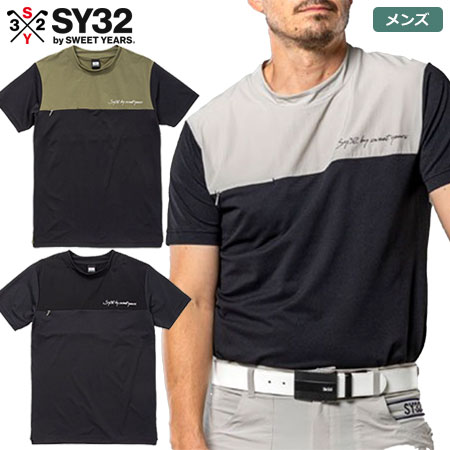 SY32 GOLF SYG-23S16 36G DOT MOCK SHIRTS メンズ 日本正規品 2023春夏モデル