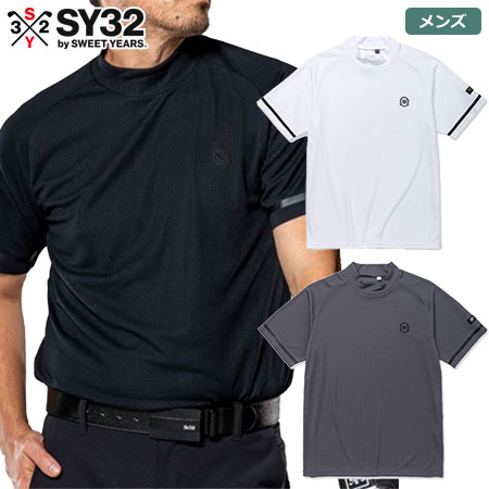 SY32 GOLF SYG-23S32 SQUARE KNIT MOCK メンズ 日本正規品 2023春夏モデル