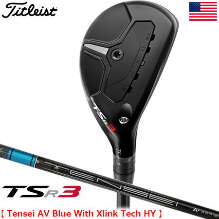 タイトリスト メンズ ゴルフグッズ タイトリスト 2023 TSR3 ハイブリッド メンズ 右用 Tensei AV Blue With Xlink Tech HY Titleist USA直輸入品