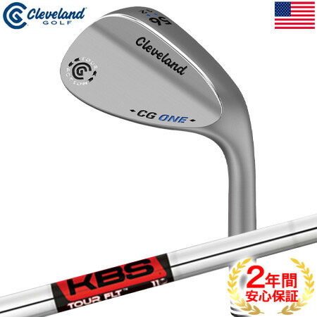 クリーブランド CG ONE ウェッジ メンズ 右用 KBS TOUR FLT 115 WEDGEFLEX チャウサーグリップ USA直輸入品