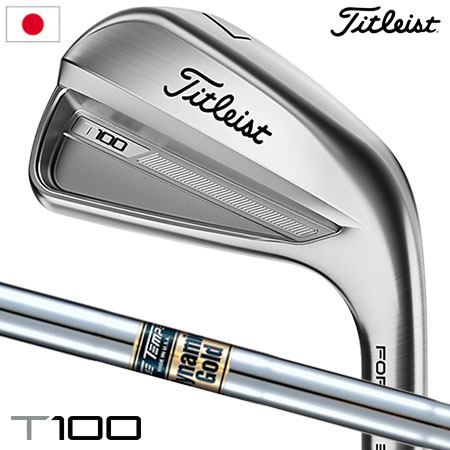 タイトリスト T100 アイアン 6本セット（ 5- 9 P）メンズ 右用 Dynamic Gold スチールシャフト 日本正規品 2023年モデル