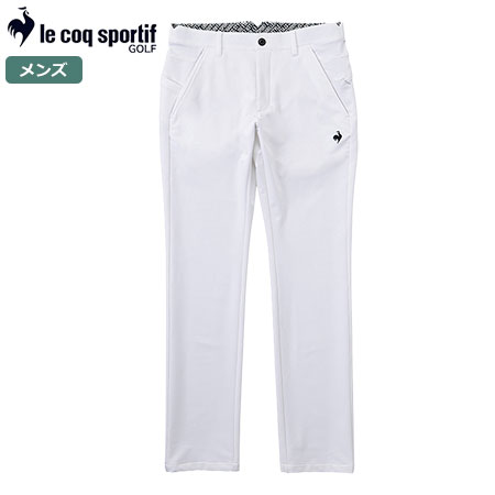 Rakuten - ルコック テーパードロングパンツ QGMWJD04 ホワイト メンズ le coq sportif GOLF 2023秋冬モデル 日本正規品
