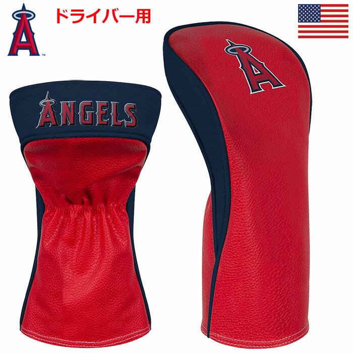 MLB エンゼルス ドライバー用 ヘッドカバー WinCraft Los Angeles Angels Golf Club Driver Headcover USA直輸入品