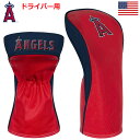 MLB エンゼルス ドライバー用 ヘッドカバー WinCraft Los Angeles Angels Golf Club Driver Headcover U...