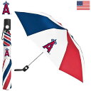 MLB エンゼルス ゴルフ用 アンブレラ 傘 Los Angeles Angels AUTO FOLDING UMBRELLA USA直輸入品