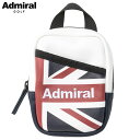 アドミラル Admiral Golf ユニオンジャック ポーチ ADMZ3BE4 2023年モデル 日本正規品