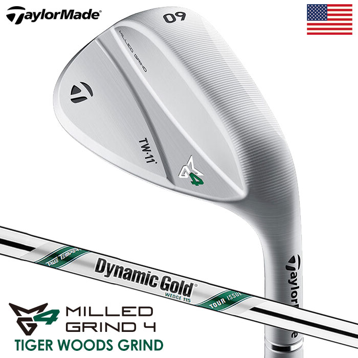 テーラーメイド MG4 TIGER WOODS GRIND WEDGE ミルド グラインド 4 タイガーウッズ ウェッジ メンズ 右用 DYNAMIC GOLD TOUR ISSUE ス..