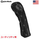 テーラーメイド ヘッドカバー ユーティリティ用 PATTERNED RESCUE HEADCOVER N8946001 2023年モデル TaylorMade USA直輸入品