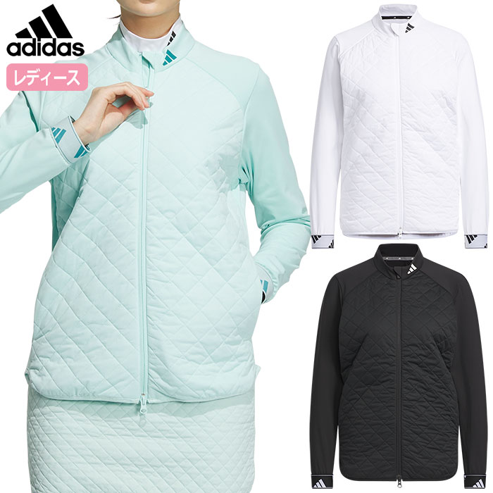 アディダス COLD.RDY キルトレイヤード フルジップジャケット MKS52 レディース adidas 2023秋冬モデル 日本正規品