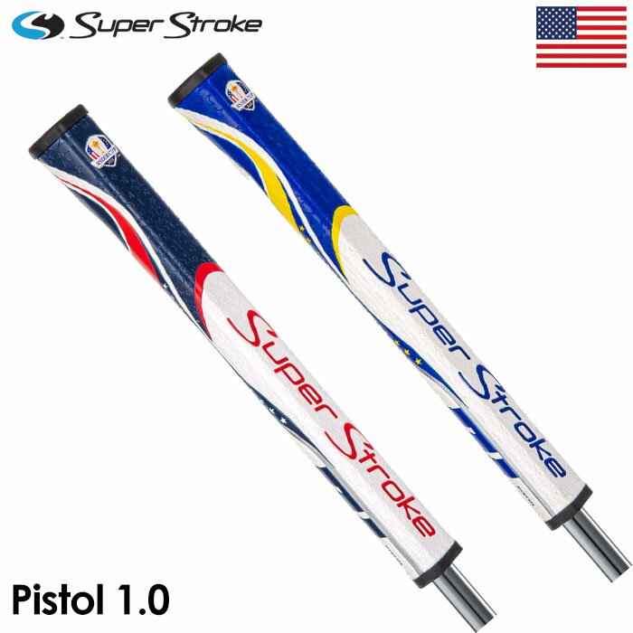 スーパーストローク パター用 グリップ SuperStroke 2023 RYDER CUP PUTTER GRIPS Pistol 1.0 2023年モデル USA直輸入品