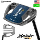 【レフティ】テーラーメイド SPIDER TOUR V パター メンズ 左用 KBS BLACK PVD STEPLESS シャフト TaylorMade USA直輸入品 2024年モデル