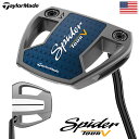 テーラーメイド SPIDER TOUR V DOUBLE BEND パター メンズ 右用 KBS BLACK PVD STEPLESS シャフト TaylorMade USA直輸入品 2024年モデル