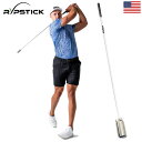 RYP Golf Rypstick スイング練習器 ホワイト GOLF’S ULTIMATE SPEED TRAINING AID 45インチ ヘッドカバー付き USA直輸入品
