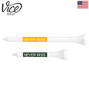 VICE GOLF TEE JACK NICKLAUS ドライバーティー＆ショートティー ゴルフ ティー 2023年モデル USA直輸入品