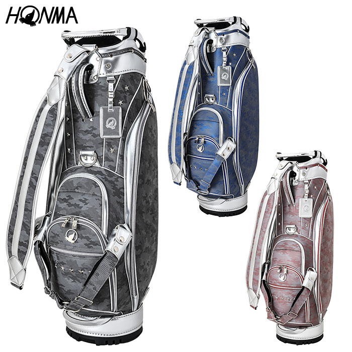 本間ゴルフ 本間ゴルフ カモフラージュ キャディバッグ 9型 CB12418 HONMA GOLF 2024年モデル 日本正規品