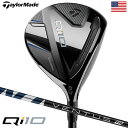 テーラーメイド Qi10 フェアウェイウッド メンズ 右用 FUJIKURA VENTUS TR BLUE FW カーボン TaylorMade 2024年モデル USA直輸入品