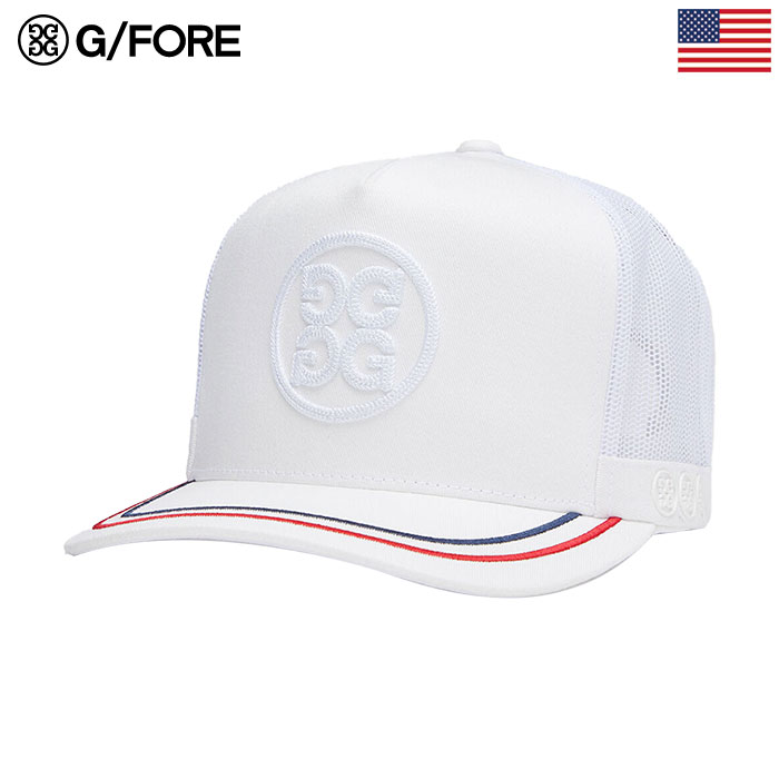 Gfore ジーフォア ゴルフキャップ CIRCLE G S SOUTACHE COTTON TWILL TRUCKER HAT 帽子 GMH000009 USA直輸入品