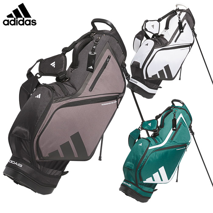 ⭐️レアモデル発見❗️⭐️アディダスのスタイリッシュなゴルフキャディーバッグ アディダス 2024年秋冬モデル メンズ adidas アディダスゴルフ 2024年