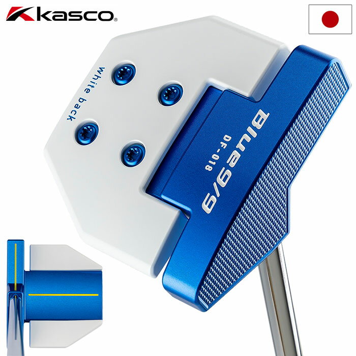 キャスコ メンズ ゴルフグッズ キャスコ Blue9/9 DELTA-FACE角マレットDF-018 パター メンズ 右用 KASCO 2024年モデル 日本正規品