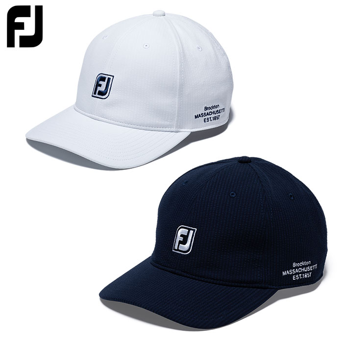 フットジョイ シアサッカーエンブレムキャップ FH24AFC メンズ FOOTJOY 2024年モデル 日本正規品